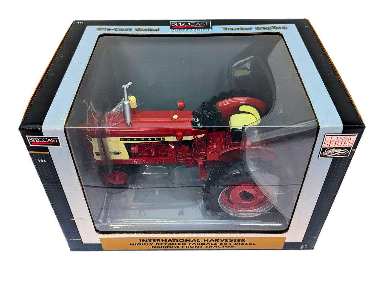 1/16 Farmall 504 Diesel Narrow Front Highly Detailed by SpecCast.
