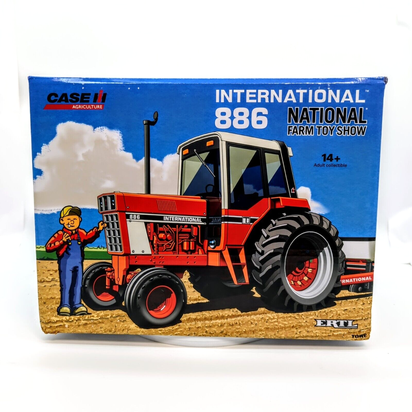 "International Harvester 886 Cab ERTL toy, perfect for farm play"