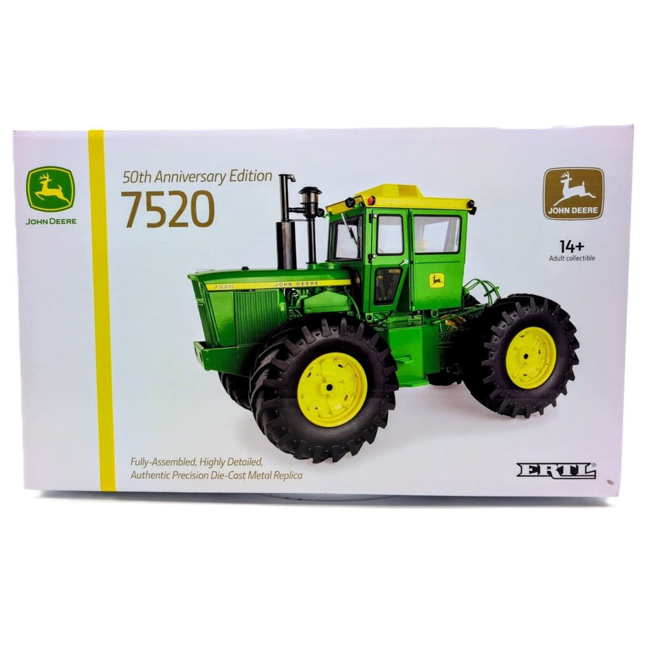 ERTL 1/16 John Deere 7520 4WD 50th Anniversary Tractor Precision Series 45893