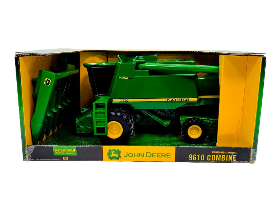 1/28 Farm Toy 9610 John Deere Combine With Duals.