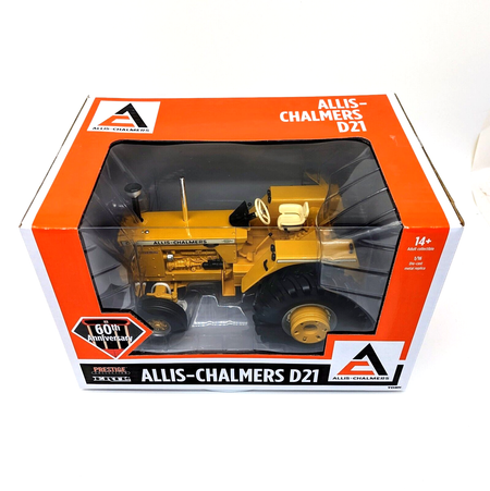 2023 ERTL 1/16 ALLIS-CHALMERS INDUSTRIAL YELLOW D-21 Tractor PRESTIGE.