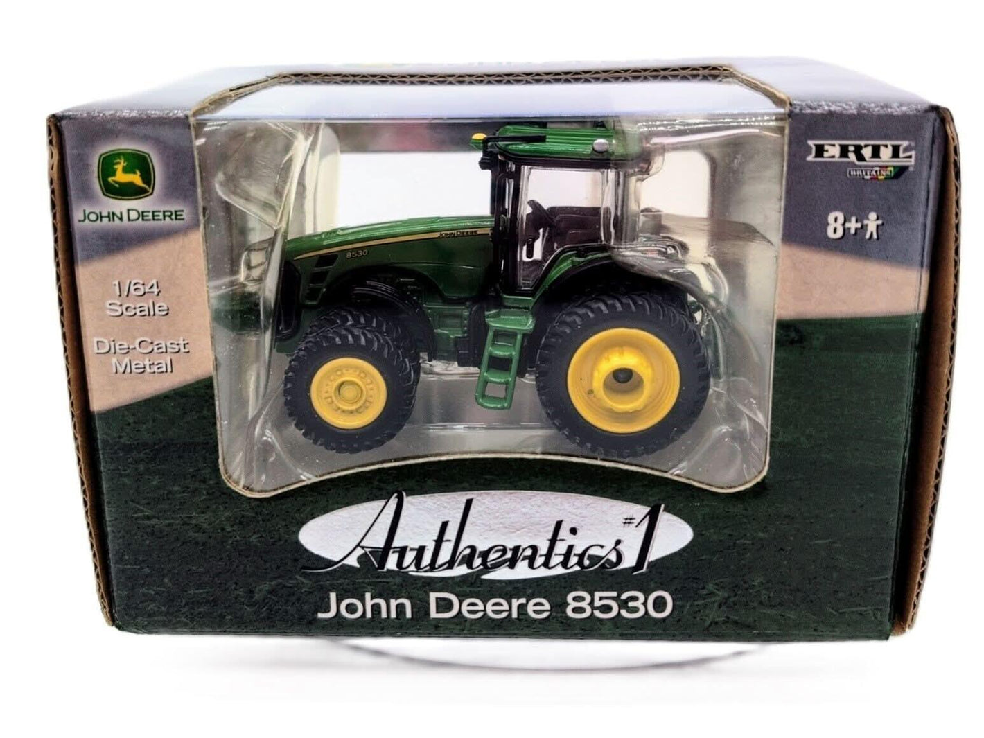 1/64 Ertl Farm Toy John Deere 8530 Fwa Tractor, Authentics #1 