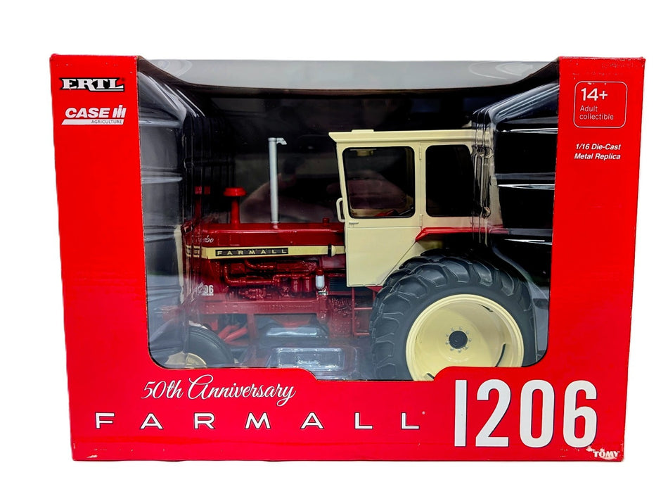 1/16 International Harvester Farmall 1206 Tractor Cab & Duals, 50th Anniversary