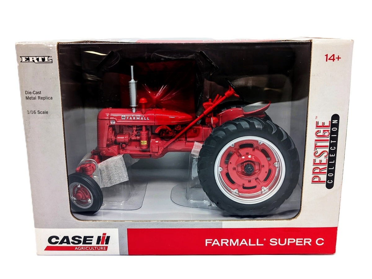 1/16 Farmall Super C Tractor With Wide Front & Umbrella.