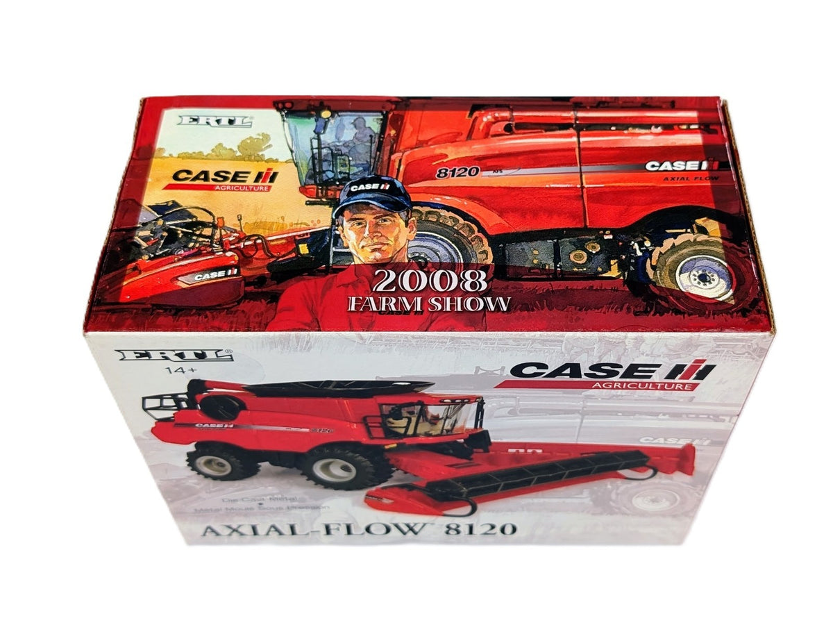 1/64 Case IH 8120 Combine, 2008 Farm Show, Dusty Chaser.