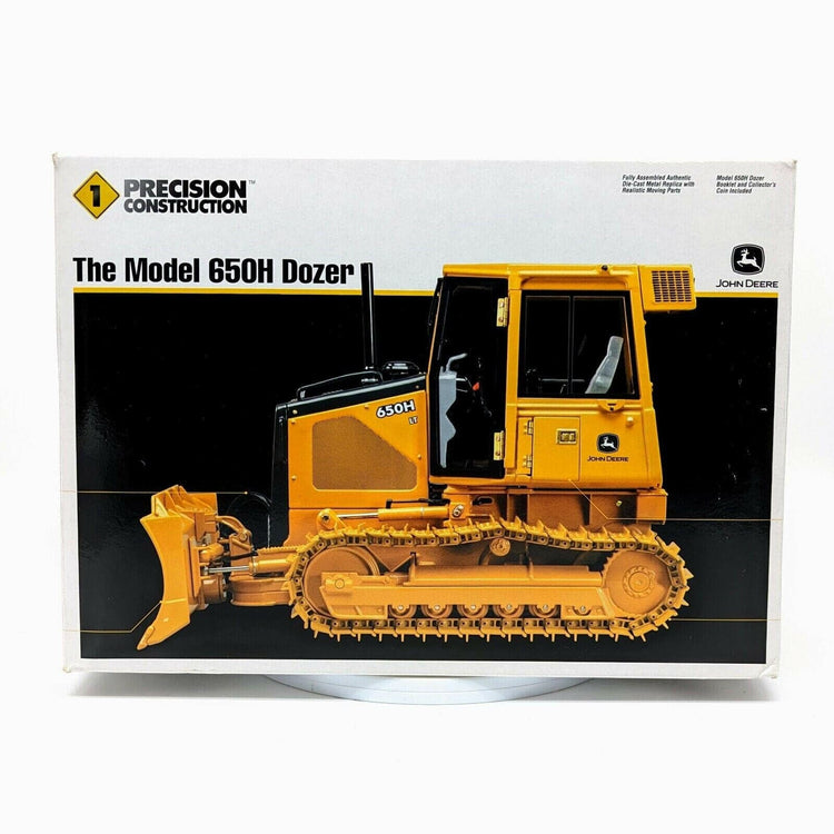 ERTL Precision Construction 650H Dozer John Deere 1/16 Scale Model 2002.