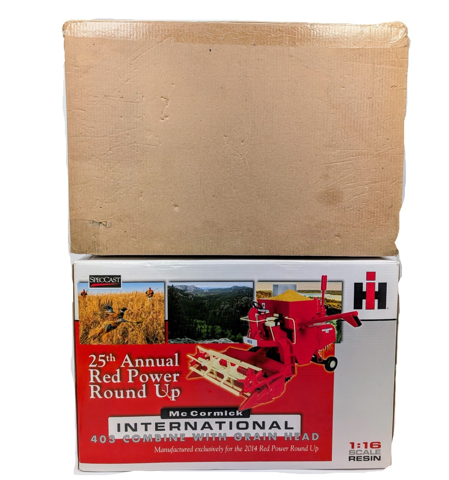1/16 Resin International Harvester 403 Combine SpecCast, 2014 Red Power Roundup.