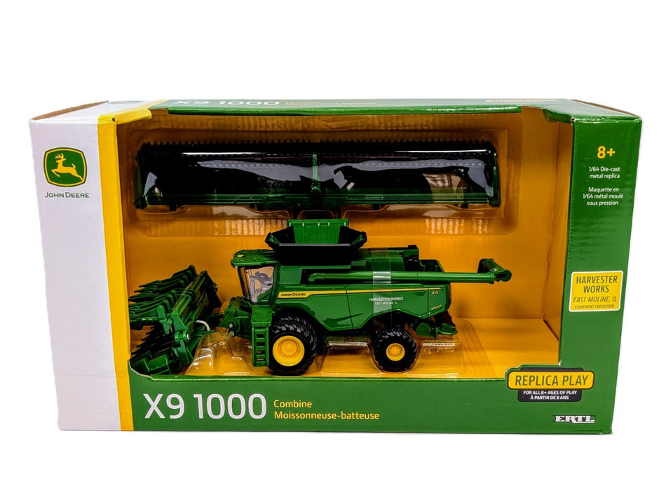 1/64 John Deere X9 1000 Combine, Harvester Works Moline Equipment Expedition