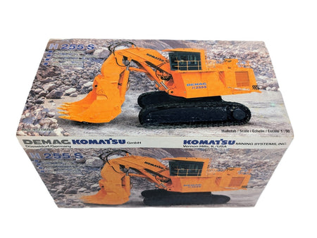 1/50 Demag Komatsu H255S Shovel By NZG. Stock # 442.