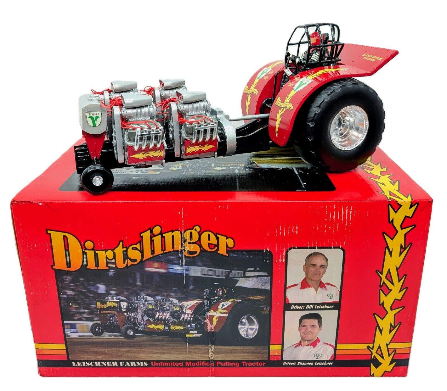1/16 Dirtslinger Leischner Farms Unlimited Modified Pulling Tractor 