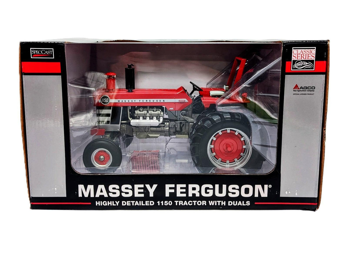 1/16 Massey Ferguson 1150 Tractor With Duals & ROPS, Toy Tractor Times.