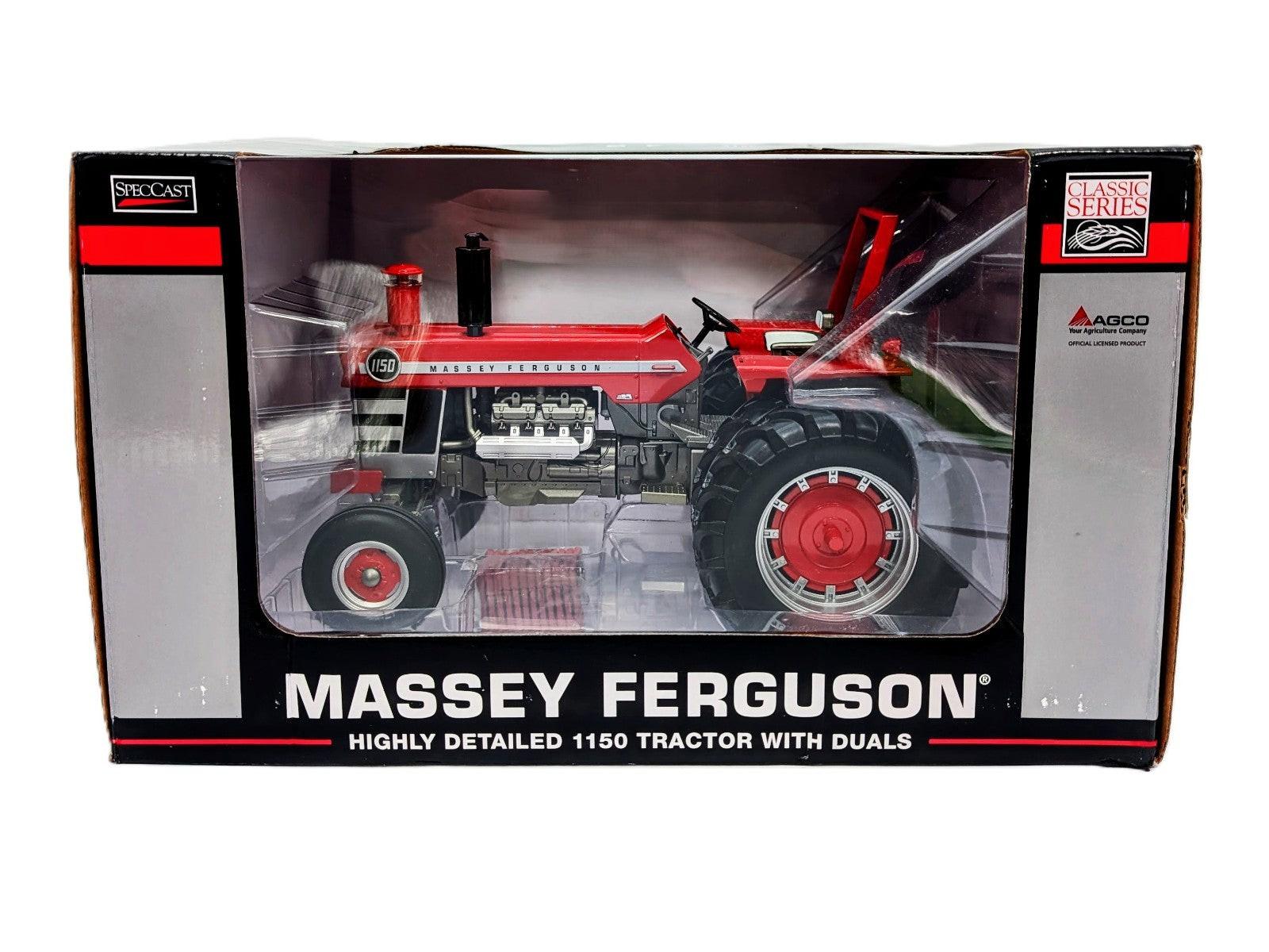 1/16 Massey Ferguson 1150 Tractor With Duals & ROPS, Toy Tractor Times.