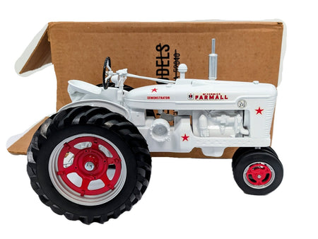 1/8 Farmall M White Demonstrator Collector Tractor Custom Paint Job.