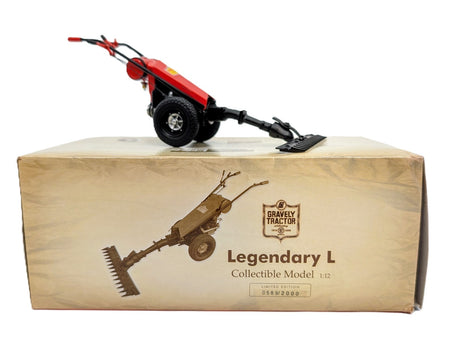 1/12 Gravely Walk Behind Tractor w/Sickle Bar Mower By TWH Collectibles.
