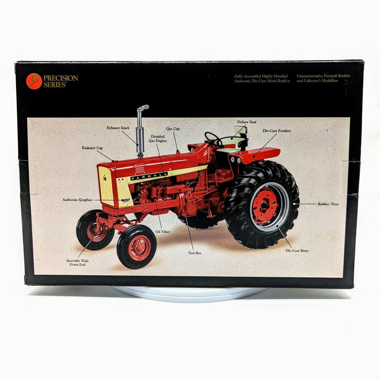 Ertl Precision Series Case IH Farmall 706 Tractor 1/16 Die Cast #14129.