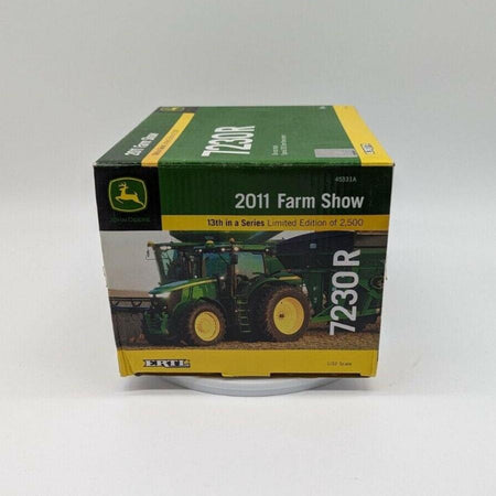 John Deere 1/32 Ertl Farm Toy 7230R Tractor 2011 Farm Show Edition FREE SHIP.