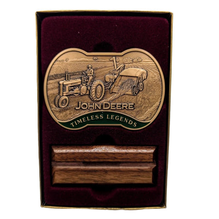 John Deere 2003 Calendar Medallion - Farm Toy Tractor