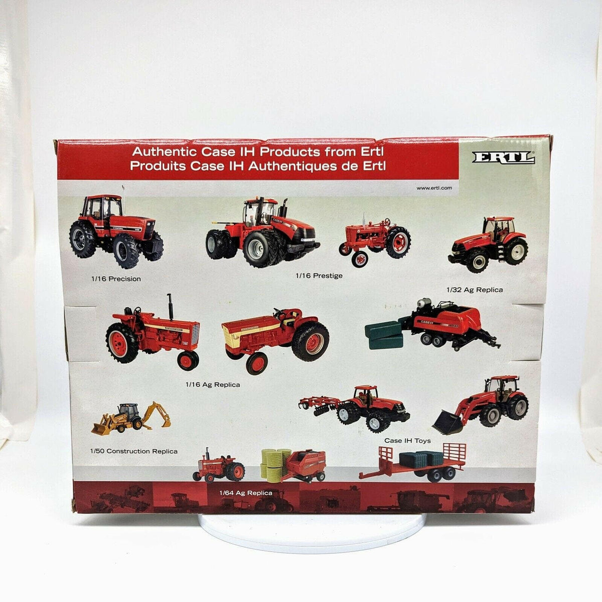 1/64 ERTL CASE IH STEIGER 600 QUADTRAC W/ AIR SEEDER AND CART.