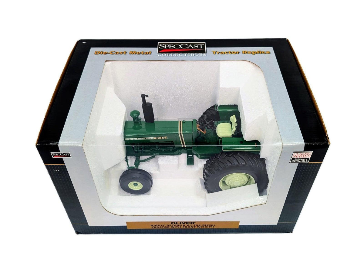 1/16 Oliver G-1355 Diesel Tractor With Weights SpecCast.