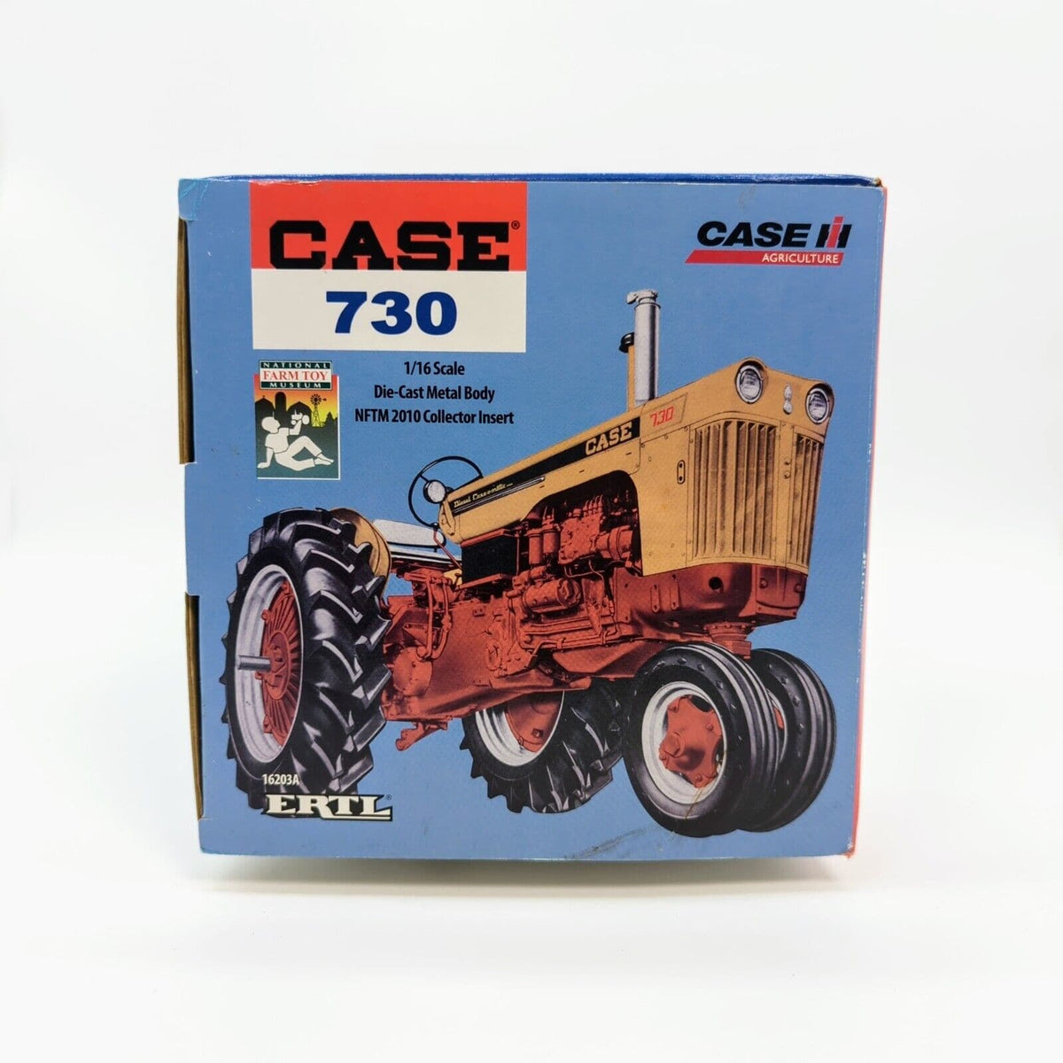 1/16 Ertl Farm Toy Case 730 Tractor With Narrow Front Collector Edition.