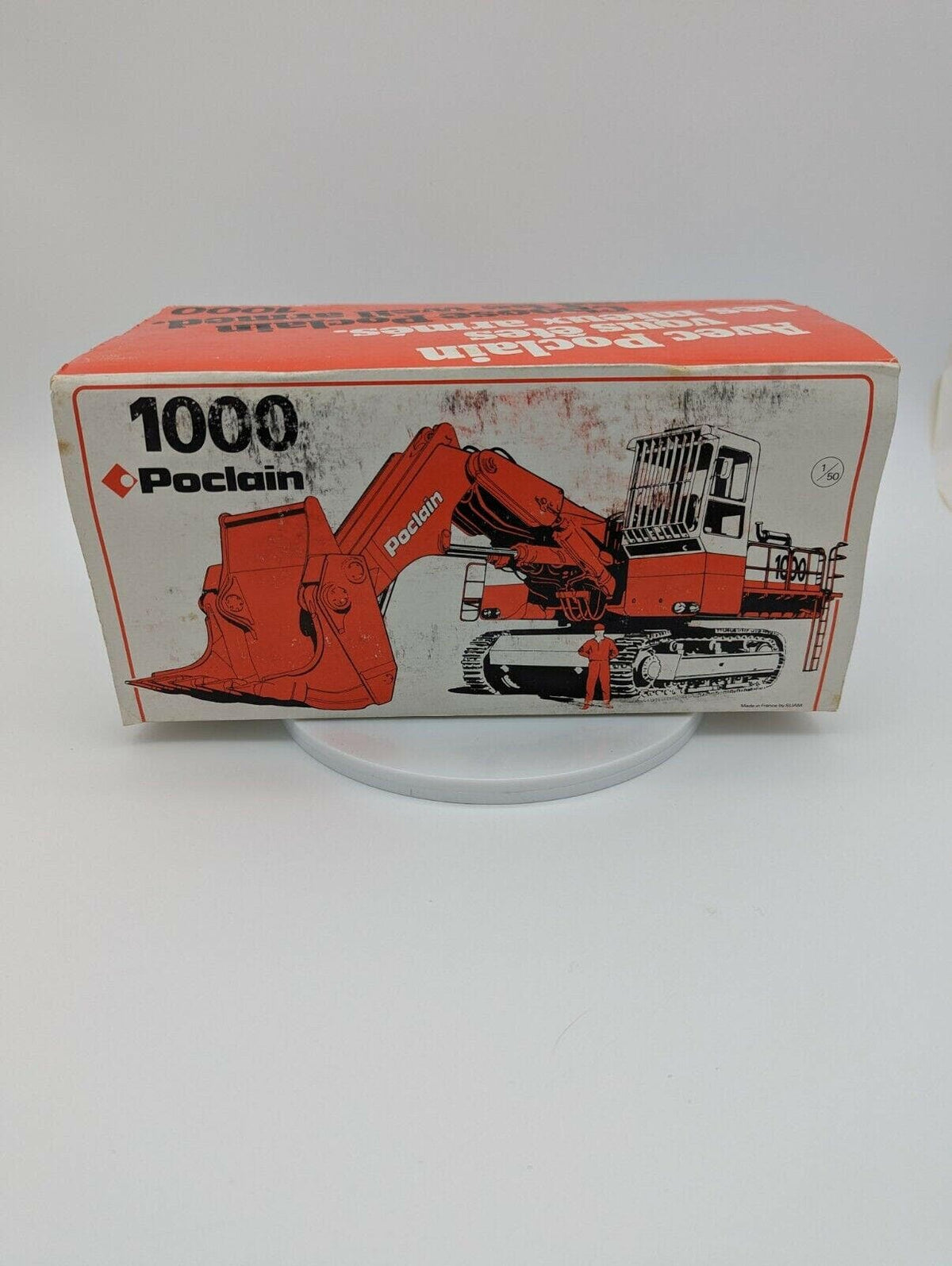 Poclain 1000 Front Shovel - High Cab  CEF Sijam Replex 1/50 Scale Model #111.