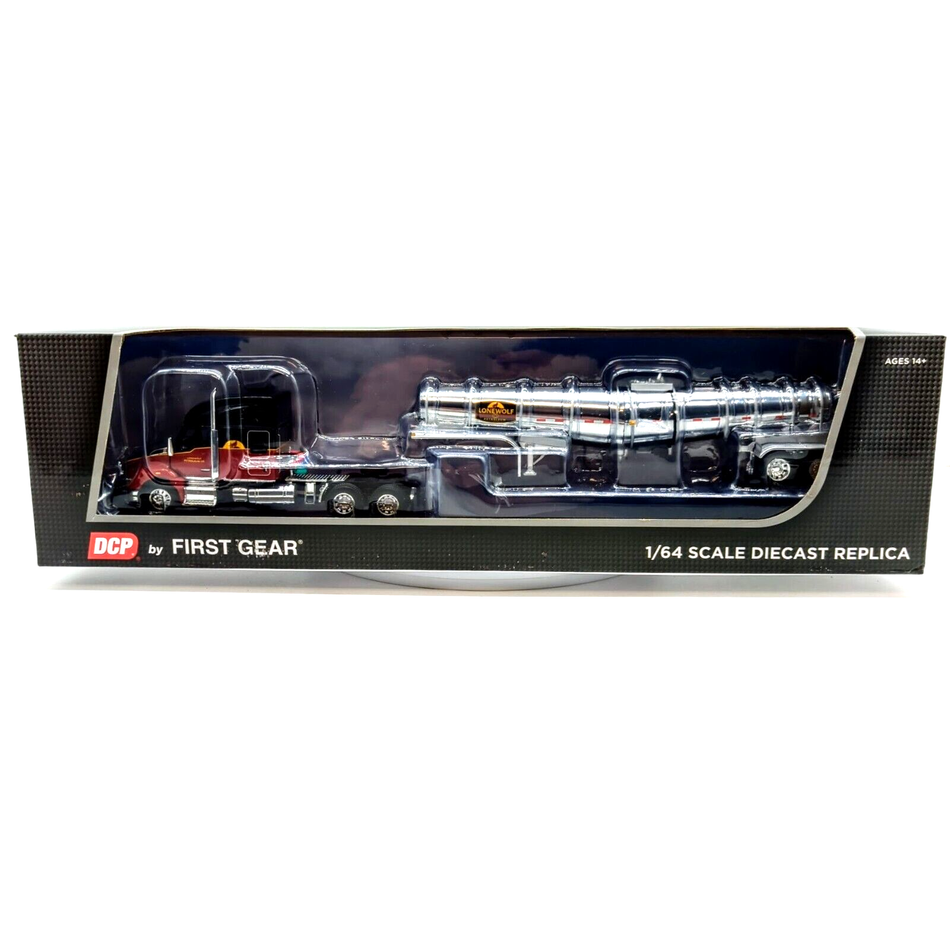 1/64 DCP Kenworth T680 76' Mid-Roof Sleeper & Polar Deep Drop Tanker