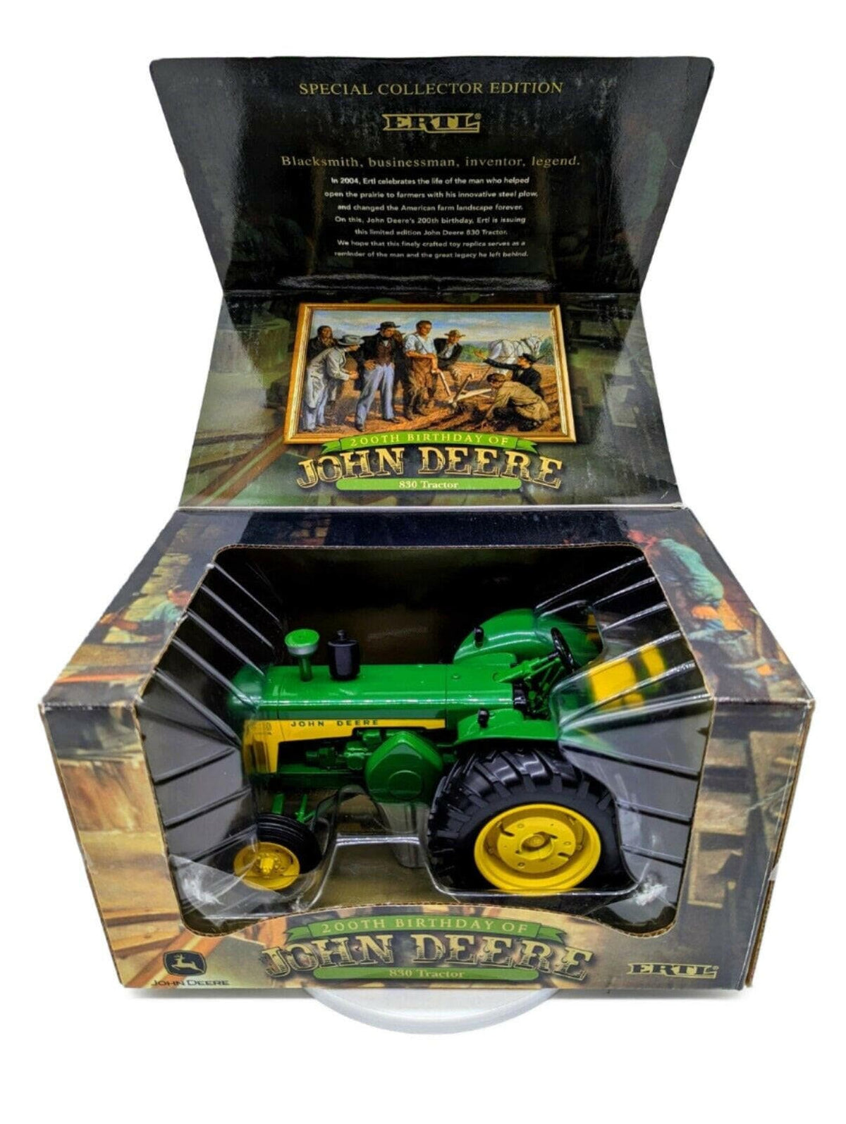 2004 ERTL John Deere 830 Diesel Tractor, 200th Birthday Anniversary Series 1/16.