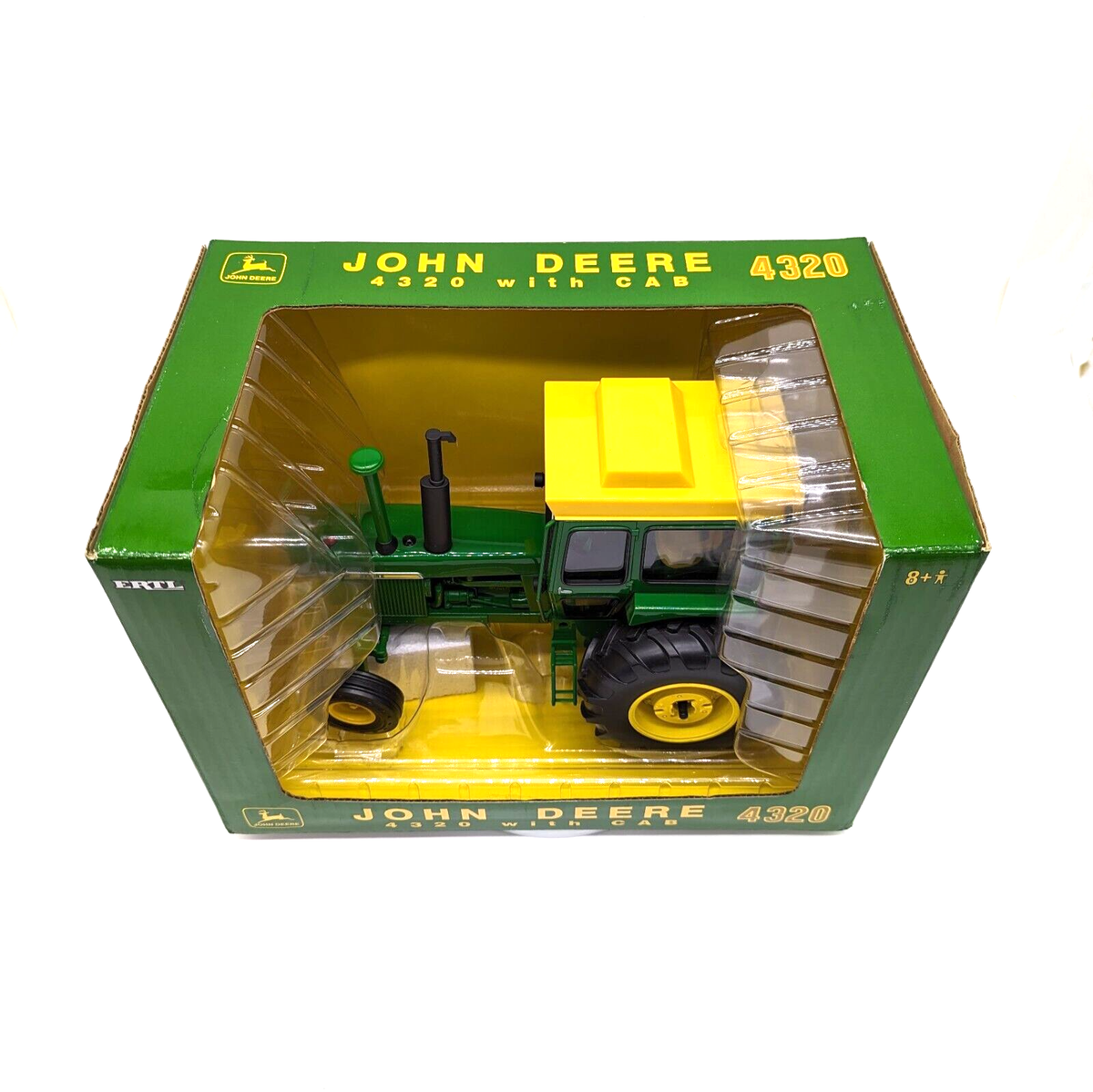 1/16 John Deere 4320 Diesel Tractor W/ Cab Plow City Toy Show.