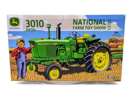 1/16 John Deere 3010 Tractor With Wide Front, 2021 National Farm Toy Show - Farm Toy