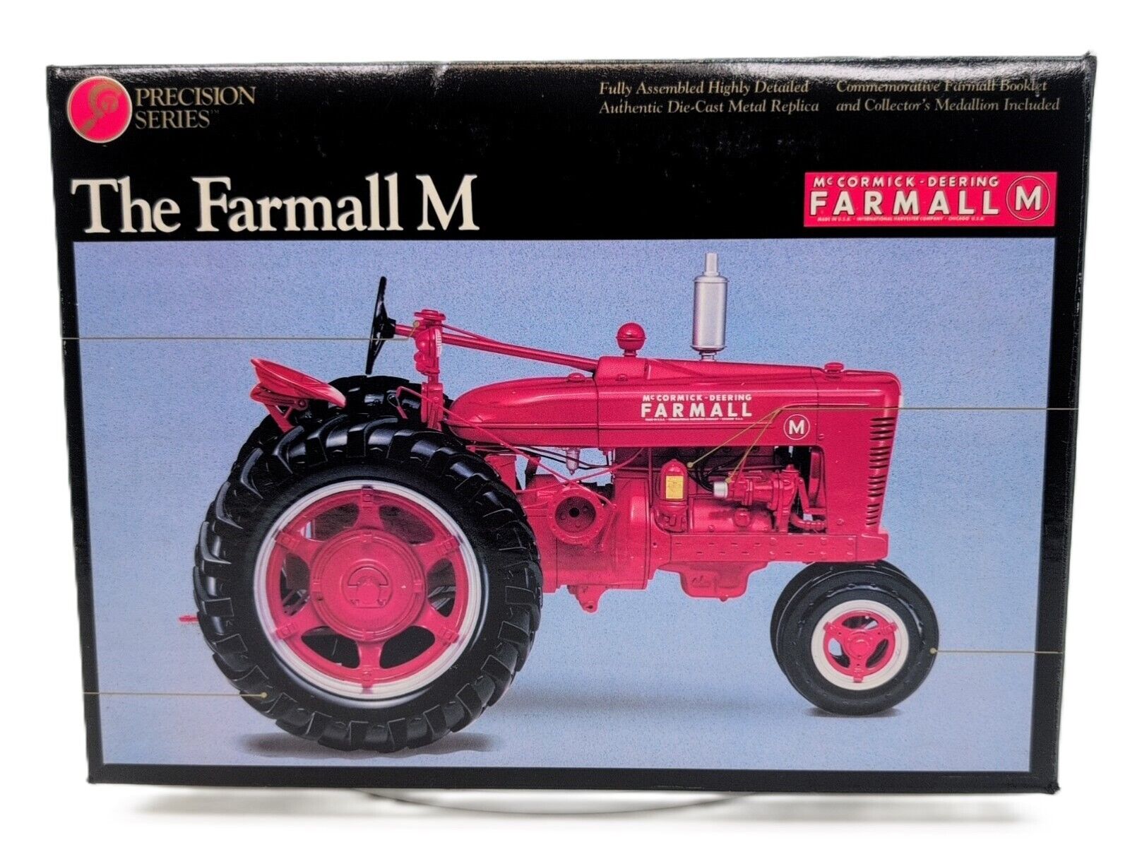 1/16 International Harvester Farmall M Tractor W/ Narrow Front, Precision Series - Farm Toy Tractor