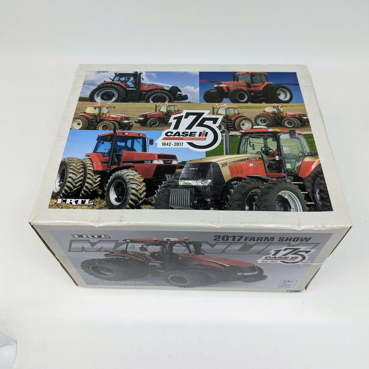 Ertl 2017 Farm Show 1/32 Case Magnum 175 Years 1842-2017 Toy Tractor.