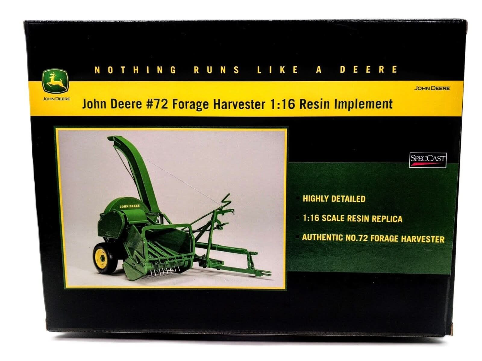 1/16 John Deere #72 Forage Harvester Resin - Farm Toy Tractor