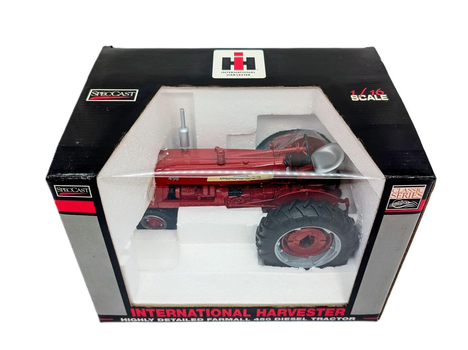 1/16 International Harvester Farmall 450 Diesel Tractor With Narrow Front.