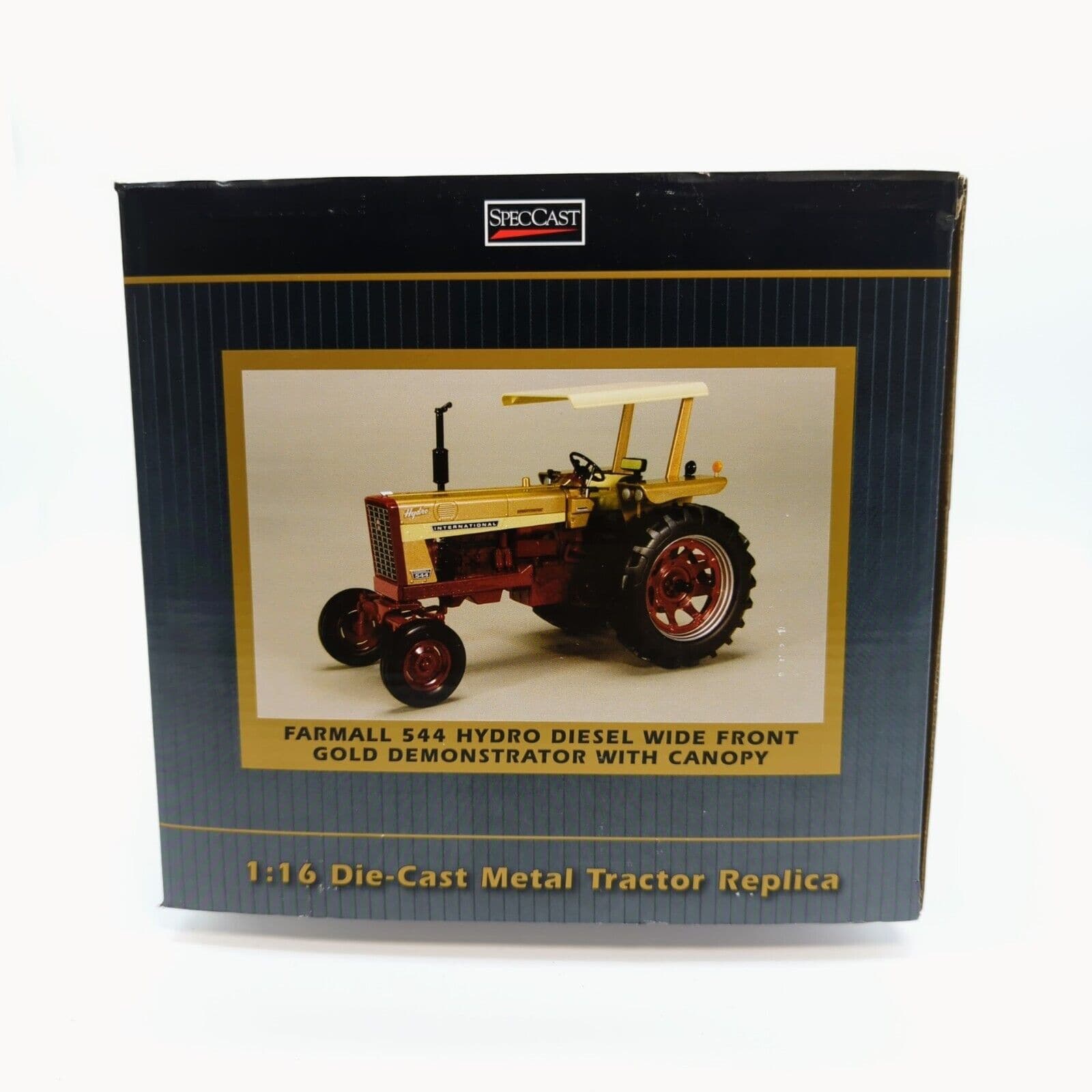 1/16 Farmall 544 Hydro Diesel Wide Front Gold Demonstrator Tractor