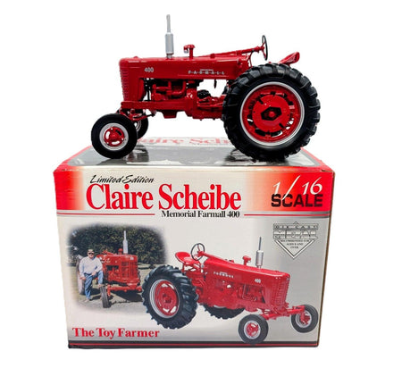 1/16 International Harvester Farmall 400 Gas With Wide Front, Claire Scheibe.