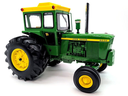 1/16 John Deere 6030, 2004 Plow City Show Custom Stacks & Hitch - Farm Toy Tractor