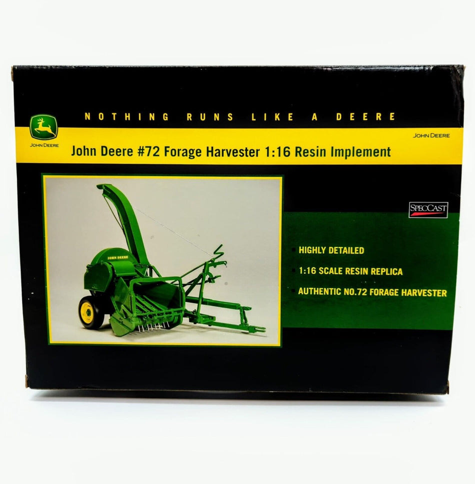 1/16 John Deere #72 Forage Harvester Resin OEM Sealed