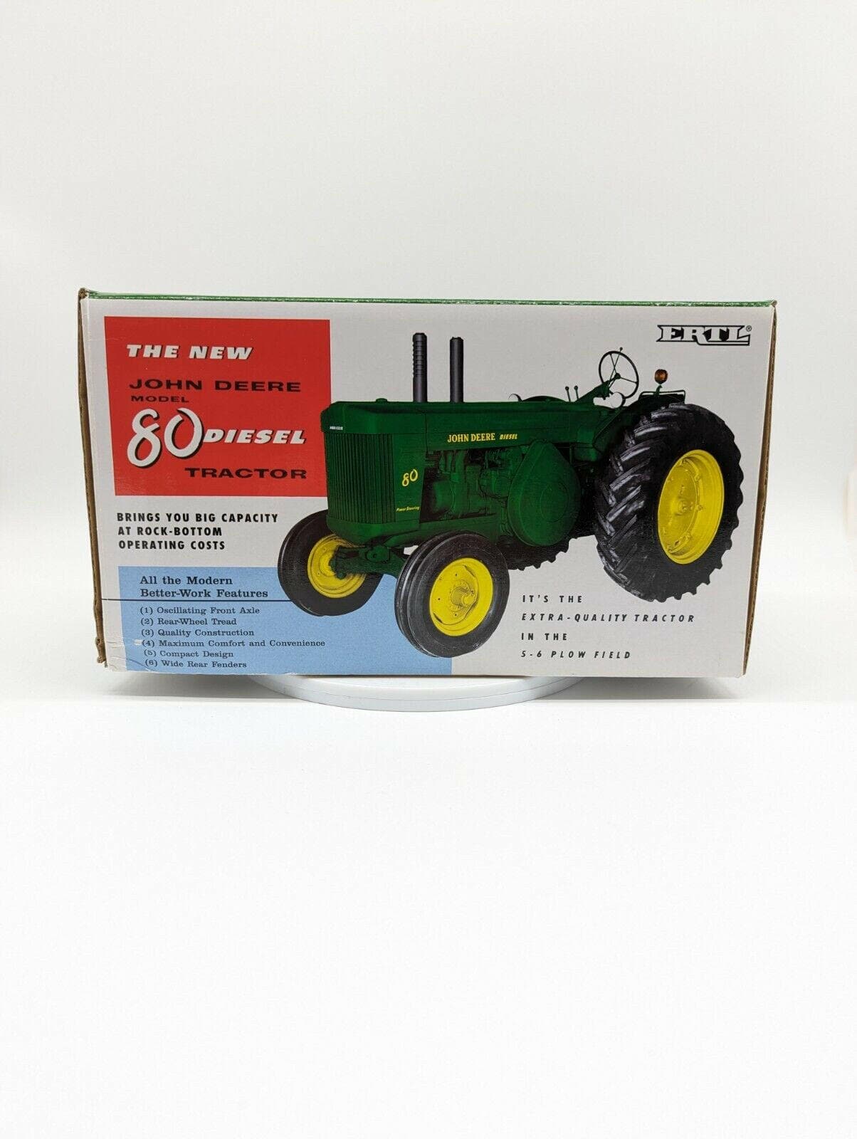 2005 ERTL, John Deere The Model 80 Diesel Tractor, 50th Anni. 1/16, #15126A.