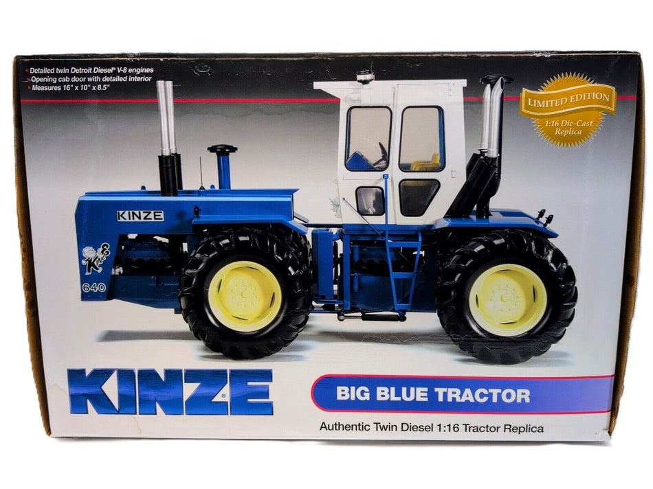 1/16 Kinze 640 Big Blue Twin Diesel 4wd Tractor OEM Sealed