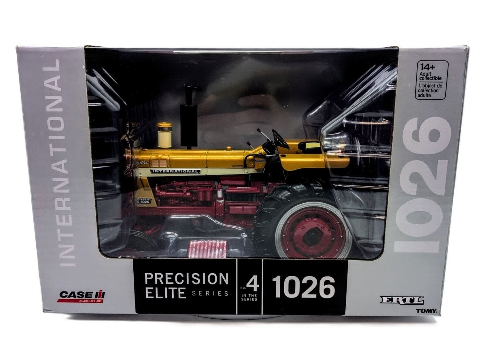 1/16 International Harvester 1026 Precision Elite tractor, Gold Demo Chaser - Farm Toy Tractor