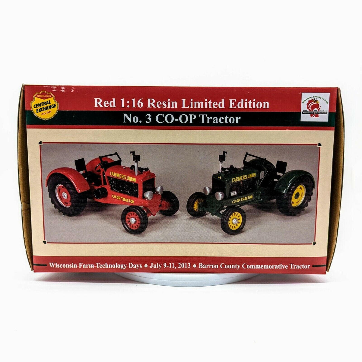 1/16 No. 3 CO-OP Red Tractor, Wisconsin Farm Technology Days 2013 Sealed.