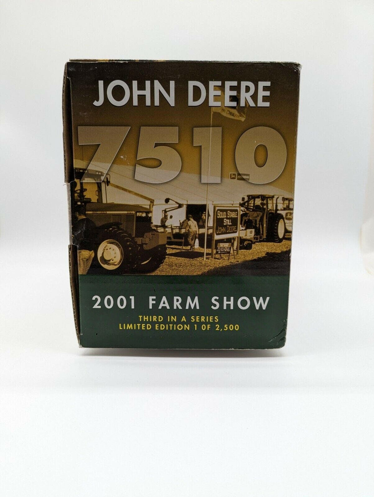 Ertl John Deere 7510 Tractor Diecast 1/16 2001 Farm Show.