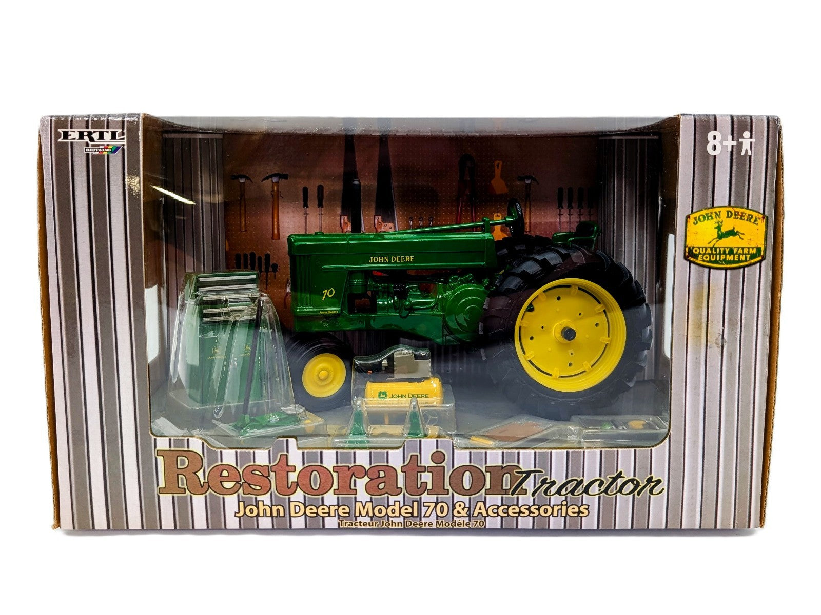 1/16 John Deere 70 Tractor With Narrow Front, Restoration Set.