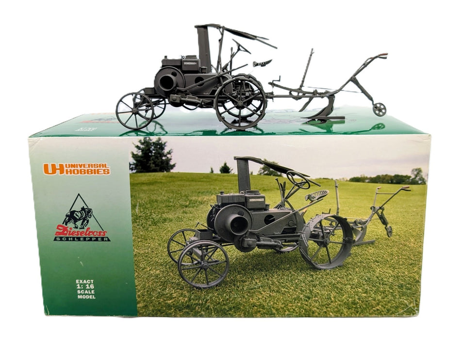 1/16 Fendt Dieselross with Side Mower & Plough.