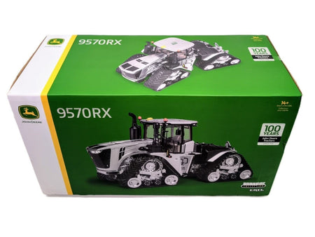 1/16 John Deere 9570Rx Prestige Tractor, Silver, 100Th Anniversary - Farm Toy