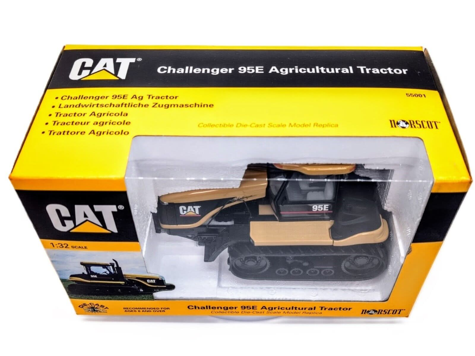 1/32 Cat Challenger 95E Agricultural Tractor - Farm Toy Tractor