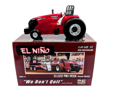 1/16 Case IH AFS Magnum 400 El Niño Pulling Tractor Red Chrome Chase.