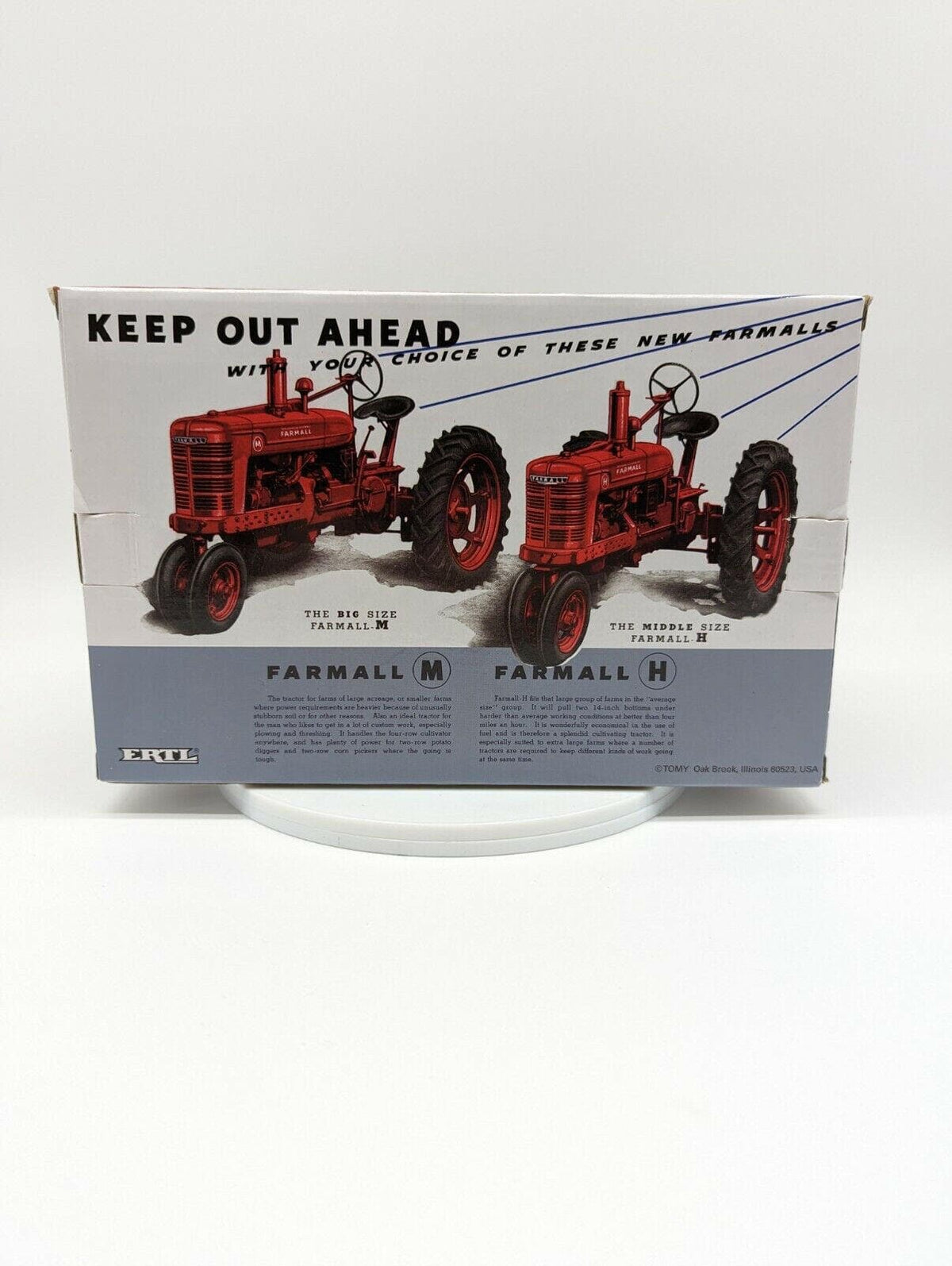 1/16 McCORMICK DEERING FARMALL M 75th Anniversary Farm Tractor Models.