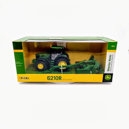 1/32 John Deere 6210 Tractor With 535 Mower Conditioner, Waterloo Works Edition.