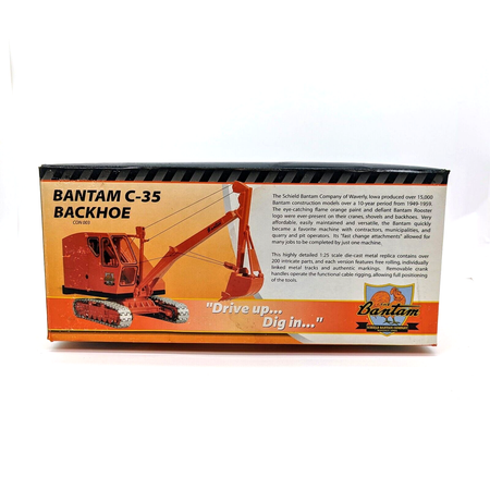 Speccast Diecast 1/25 Bantam Schield C-35 Backhoe NIB Sealed #CON003.